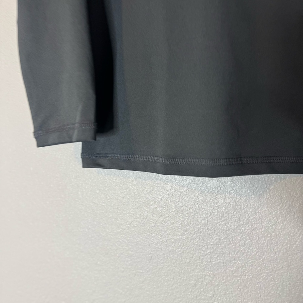 Boys' Long Sleeve Solid Rash Guard Top Art Class Kids Gray L Husky - Picture 7 of 10